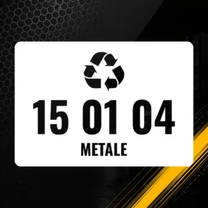 Naklejka z kodem odpadu 15 01 04 – Metal
